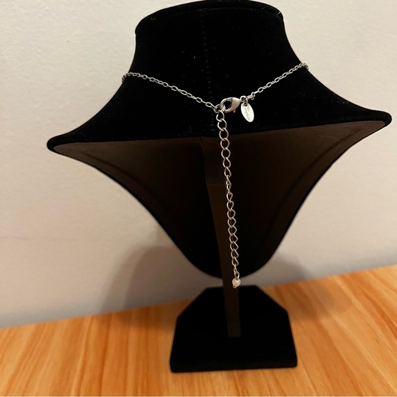 Lia Sophia Blue Stone with Rhinestone Necklace - Picture 5 of 9